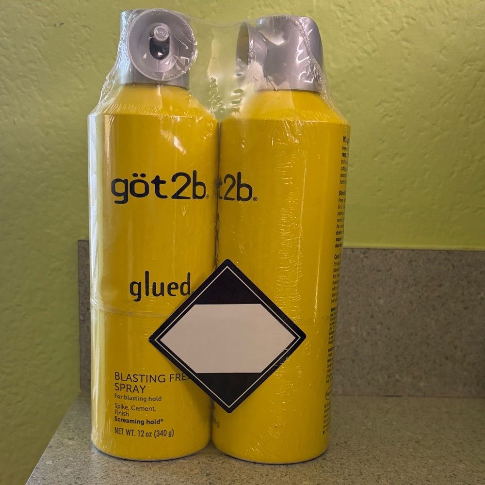 Glued Blasting Freeze Spray - Yellow